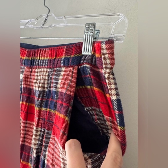Aerie Flannel Skater Red Plaid Pajama PJ Matching Set Sleep Size Small Pants Top - Picture 9 of 13